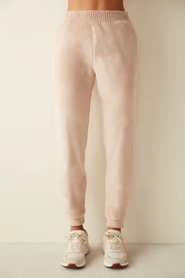 Soft Velvet Beige Pants PHNE1H1E23SK