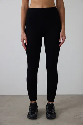 SEAMLESS RIBBED THERMAL LEGGING PHNH91PO24SK