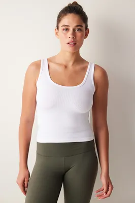 SEAMLESS SQUARE NECK TOP PHTLI85725IY