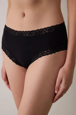 Comfortable Cotton Trim Cheeky Hipster PL296VO525SK