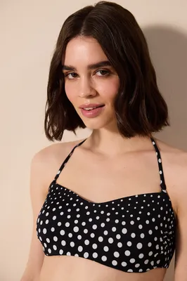 DOTS STRAPLESS TOP PL3FGZI324IY