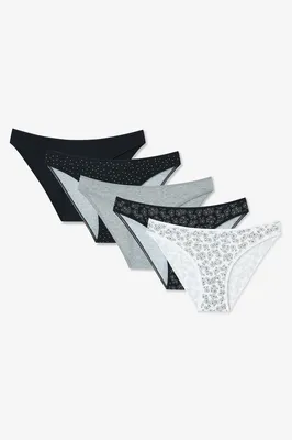 Black Passion Slip Panty – 5 Pack PL53NDRT26IY