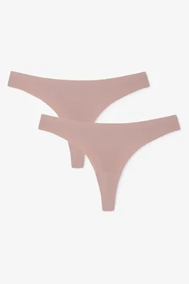 2-Piece Invisible Laser Cut Thong PL88EQZ925SK