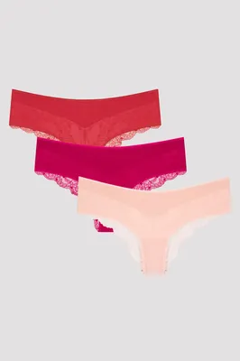HOT SUMMER LACE DETAILED HIPSTER PANTY SET PLAVTT8G23SK