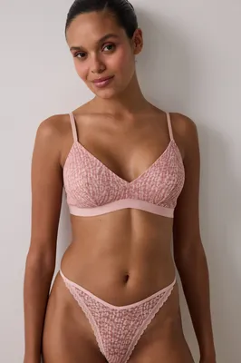 Triangle Printed Bra PLFELSIW25SK