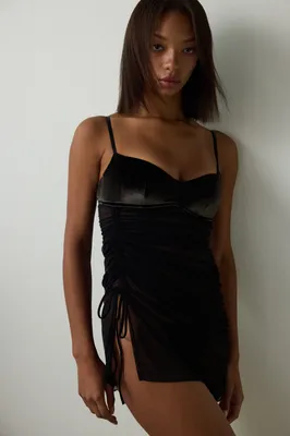 Velvet Tulle Nightdress PLL6K0OU25SK