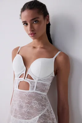 DEEP DECOLTE STONE BABYDOLL PLP3DF7F25IY