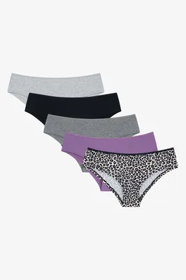LEOPARD 5 PACK HIPSTER PLPJVI6025IY