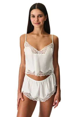 Chiffon Lace Cami Top PLPKNQG526IY