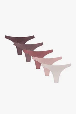 Chocolate 5 Pcs Thong PLR5P39A26IY