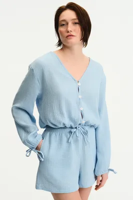 Lessi Balloon Shirt PLXSQDP026IY