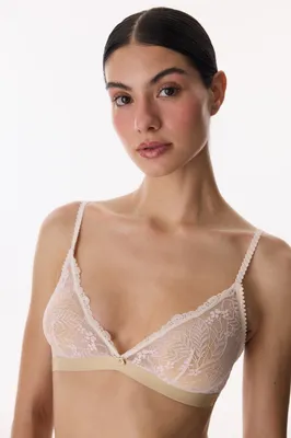 Triangle Lace Bra PLZF068A26IY