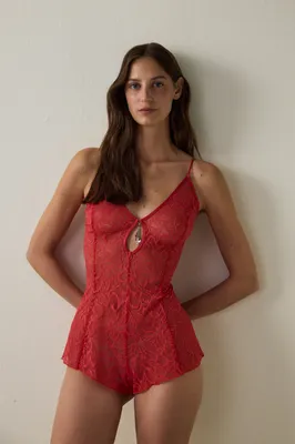 FULL LACE TEDDY PLZHVRZQ25SK