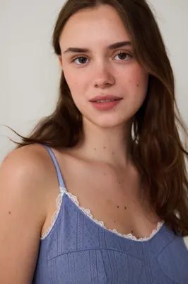 Hailee Pointelle Tank PN0TC2LX25SK