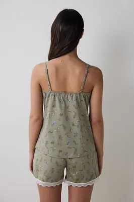 IRIS PRINTED SHORT SET PN0Z6Z8V25IY