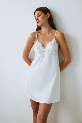 Bridal Charming Satin Sleeveless Nightdress PN1G9G9225SK