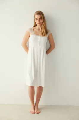 MAMA OFF WHITE SS DRESS PN1RO0C423IY