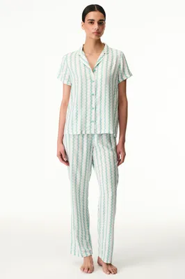 Gaia Short Sleeve Shirt Trousers Set PN2JY3CD26IY