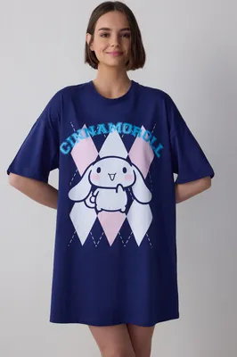 Licensed Cinnamoroll Short-Sleeve Nightdress PN3DJ77V25SK