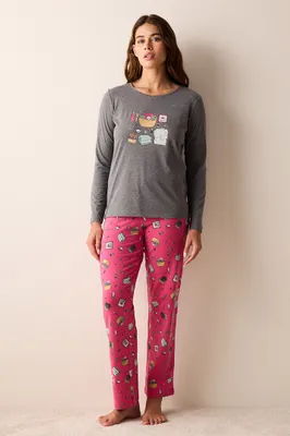 COZY LS PANTOLON SET PN4V5UMP24SK