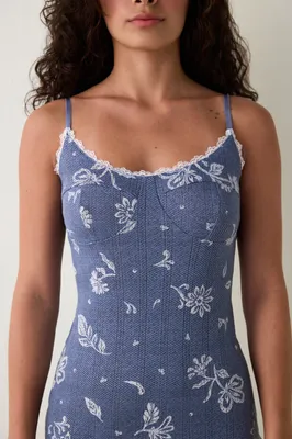 Hailee Pointelle Sleeveless Nightdress PN80YL0D25SK