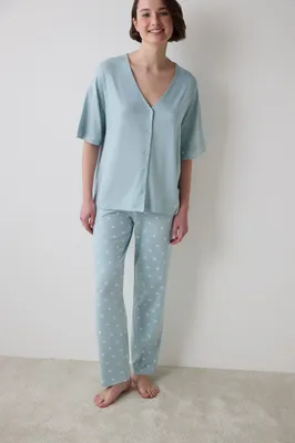 LANA GREEN SS G?MLEK PANT SET PN9H41BT25IY