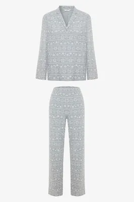 Gingerbread Long Sleeve Shirt & Pants Set PNA5ZXK425SK