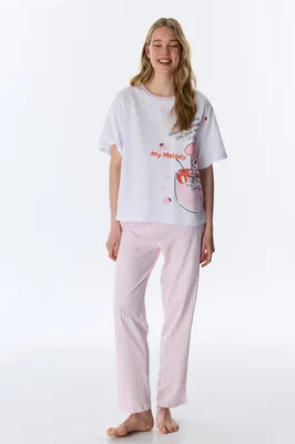 Lic My Melody Short Sleeve Trousers Set PNB11RM226IY