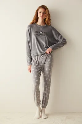 CUTE PENGUIN FUZZY SWEATSHIRT PNC5B4RC23SK