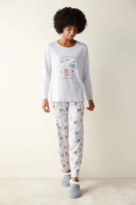 Printed Pyjama Set PND9XIC623SK
