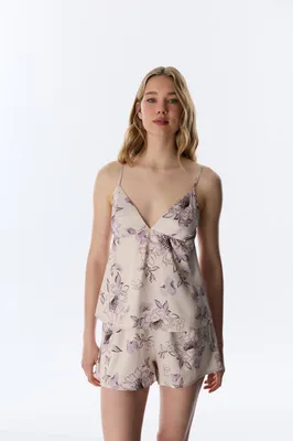 Petal Satin Short PNE1VR4R26IY