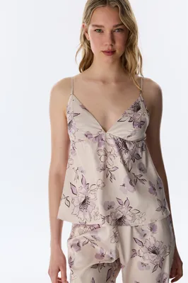 Petal Satin Tank Top PNE4Q7KD26IY