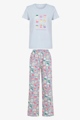 Sweet Breakfast Short Sleeve Pants Set PNEOJ4GG26IY