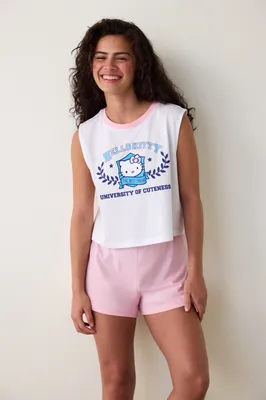 Licensed Best Friends Sleeveless Shorts Set PNJXWGUS25SK