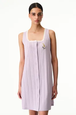 Blossom Solid Nightdress PNO3K7AF26IY