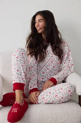 MERRY SEASON LONG-SLEEVE PANTS SET PNOHFAPN25SK
