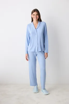 Emilia Long Sleeve Pajama Set PNQ5U62I24SK