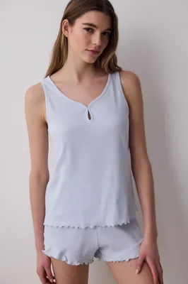 BLUE SOLID TOP PNRJGP6T25IY
