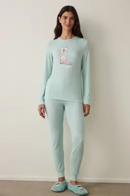 SLEEP-IN LONG-SLEEVE T-SHIRT PNSRY60B25SK