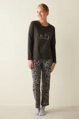 Long Sleeve Pyjama Set PNT1J0PD23SK