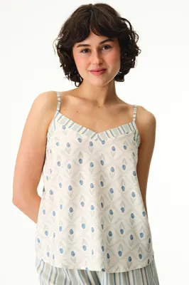 Serenity Floral Tank Top PNTKP7ZJ26IY