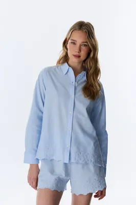 Relax Time Shirt Pajama Top PNUKO7O426IY