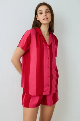 For You Short Sleeve Shirt & Shorts Set PNV1VVI025SK