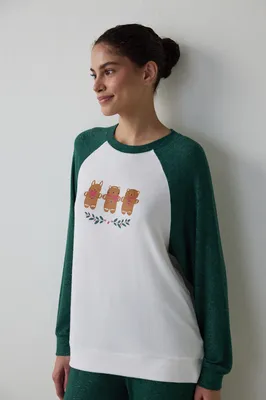 GINGERBREAD SWEATSHIRT PNV567CT25SK
